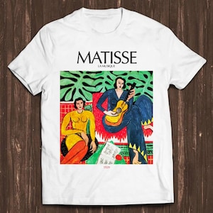 Matisse Aesthetic La Musique Painting Art Meme Unisex Retro Design Hilarious Gamer Cult Movie Music Top Cool Gift Tee T Shirt C1024