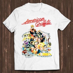 American Graffiti Inspired Parody Retro Best Seller Funny Meme Men Women Fashion Top Retro Gift Tee T Shirt C1464