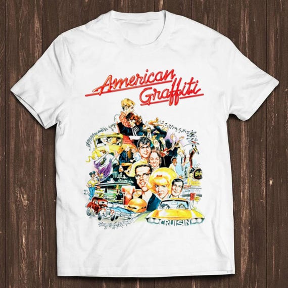 American Graffiti Inspired Parody Retro Best Seller Funny Meme Men