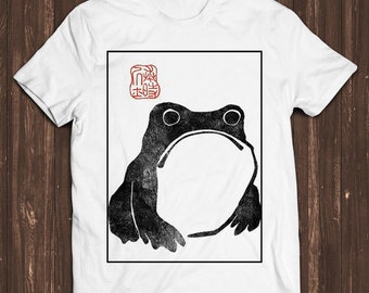 Unimpressed Frog Matsumoto Hoji Meika Gafu Japanese Toad Demons  Meme Gift Funny Unisex Gamer Cult Movie Music T Shirt C491