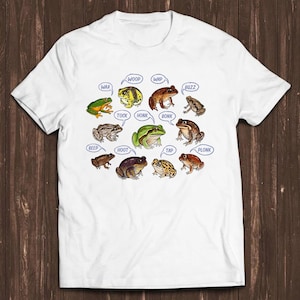 Frog Love Songs Art Animal Meme Gift Funny Tee  Style Unisex Gamer Cult Movie Music T Shirt C594