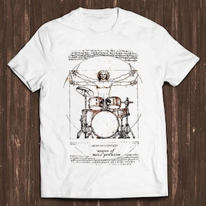 Drums Da Vinci Hilarious Novelty Saying Funny Meme Gift Tee Cult Movie T Shirt C685