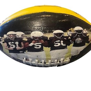 Personalized Custom Memorable Football; Custom Football; Senior Night Grad Football; Graduate Gift; Memorable Gifts