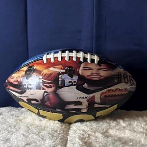 Personalized Custom Memorable Football; Custom Football; Senior Night Grad Football; Graduate Gift; Memorable Gifts