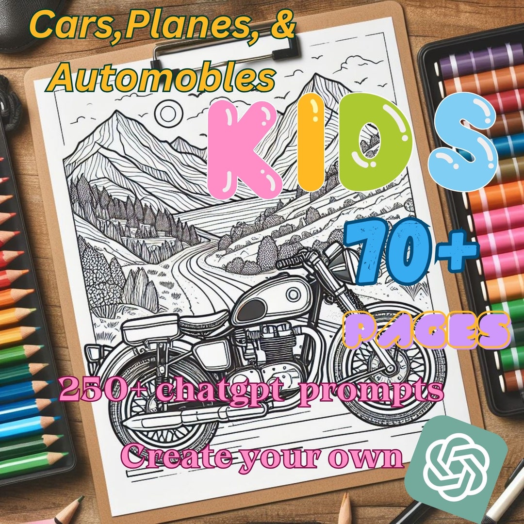Coloring Book 70 Pages 250 Chatgpt Prompts Creative Fun For Kids Creative Learning Fun Children Coloring Book 70 Pages 250 Chatgpt Prompts Creative Fun For Kids Creative Learning Fun Children