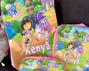 Custom School Backpack Set