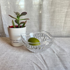 Vintage Mikasa Cimarron Crystal Bowl: 6&quot; Wavy Candy Dish
