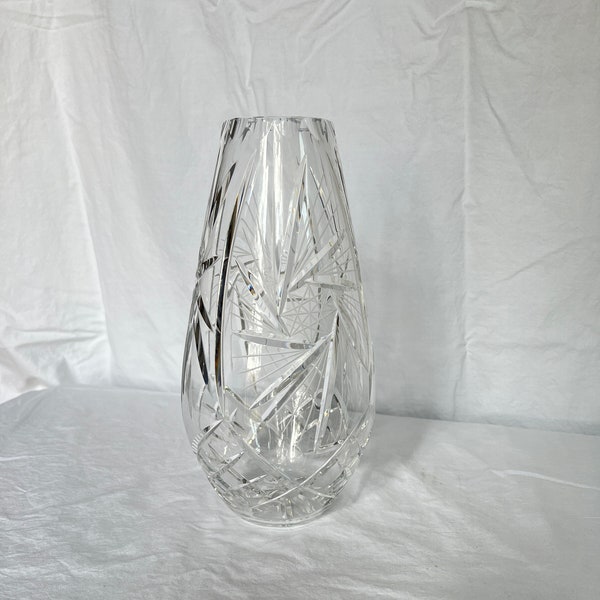 German Lead Crystal Vases Etsy
