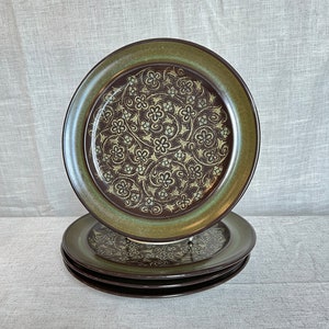 Franciscan Madeira Dinner Plate, Franciscan Stoneware Dinner plate, Mid Century Stoneware Plate, Franciscan Earthenware Dinner Plate