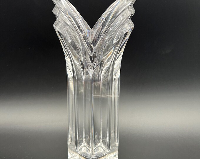 Vintage Mikasa Art Deco Tulip Crystal Vase Mikasa Art Deco Tulip Lead Vintage Mikasa Art Deco Tulip Crystal Vase Mikasa Art Deco Tulip Lead