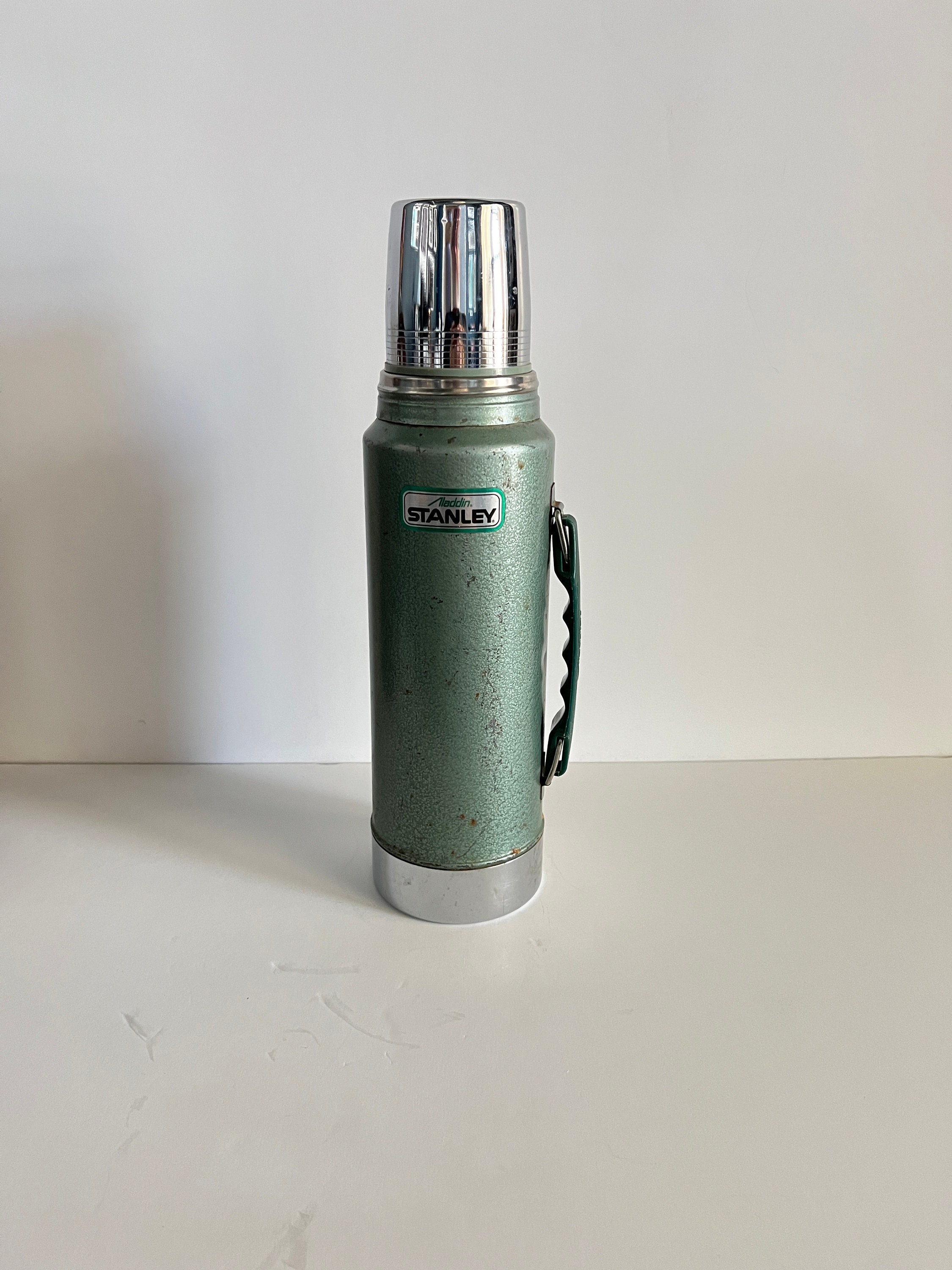 Vintage Stanley Super Vac Thermos and Cork Dated 3-1949 New Britton, - Ruby  Lane