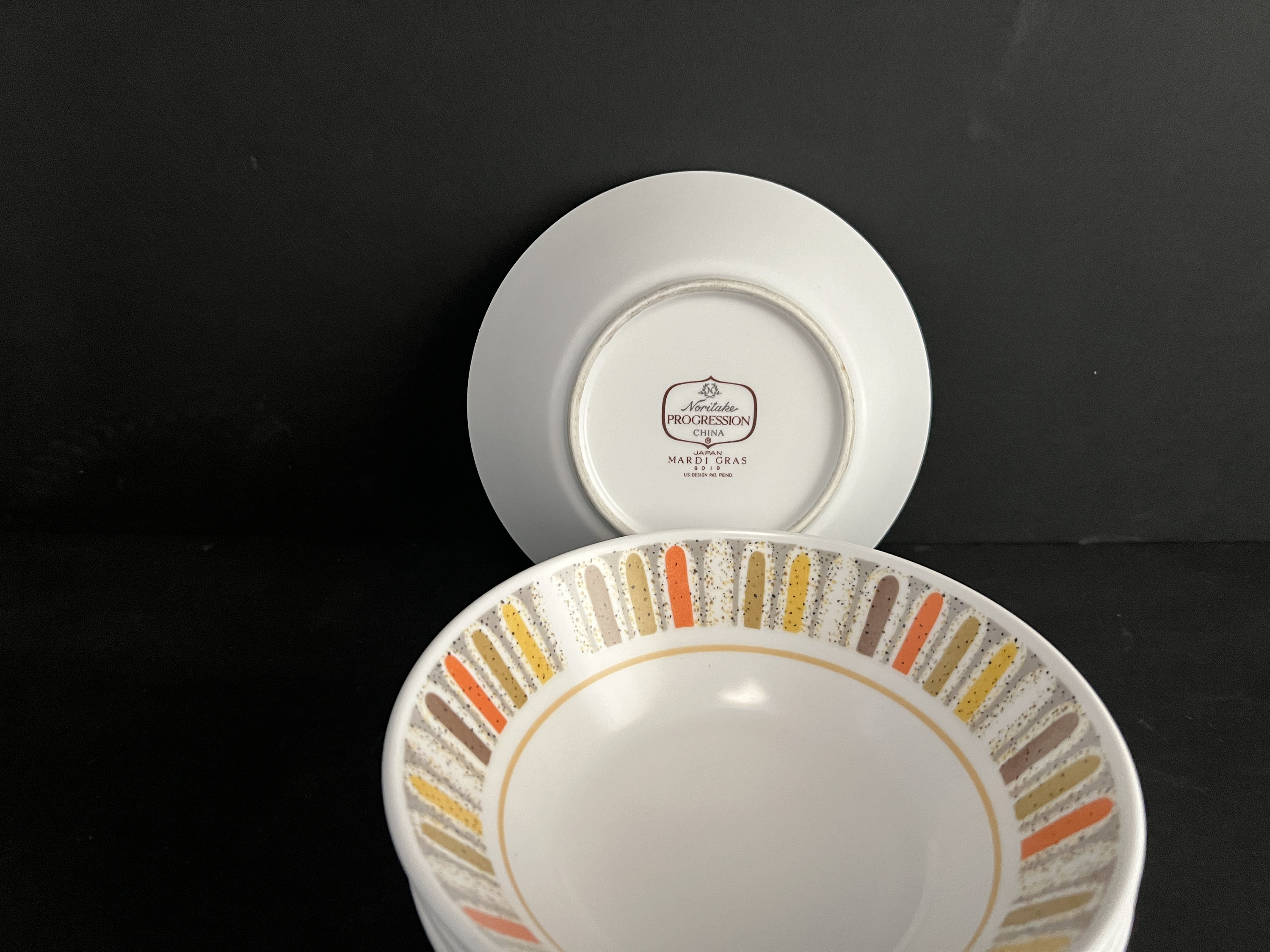【ヴィンテージ】ノリタケ　プログレッション　マルディグラ　プレート　【9枚】 Vintage Noritake Progression 