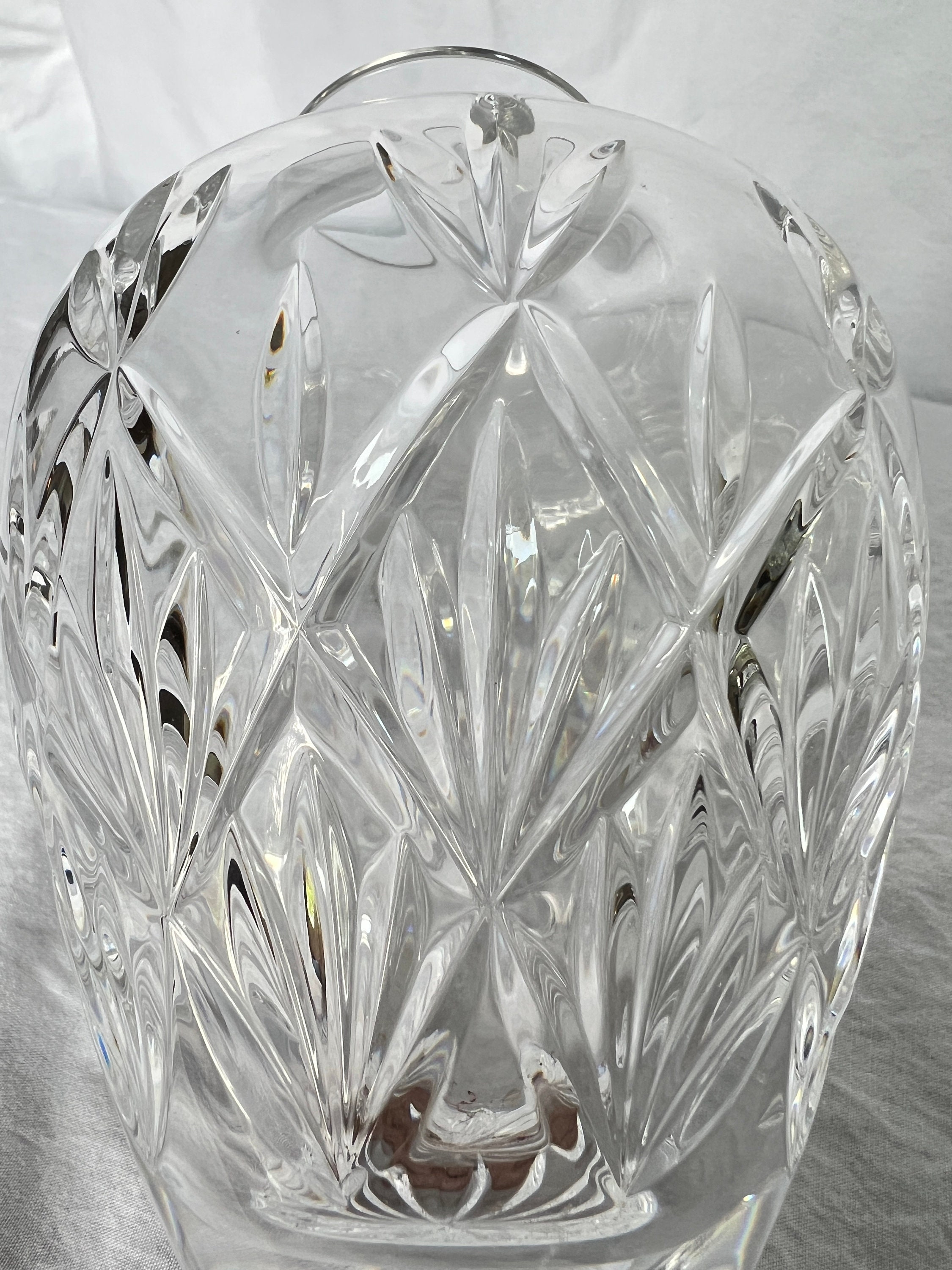 Tiffany Sybil Crystal Vase Vintage Tiffany Crystal Vase Etsy