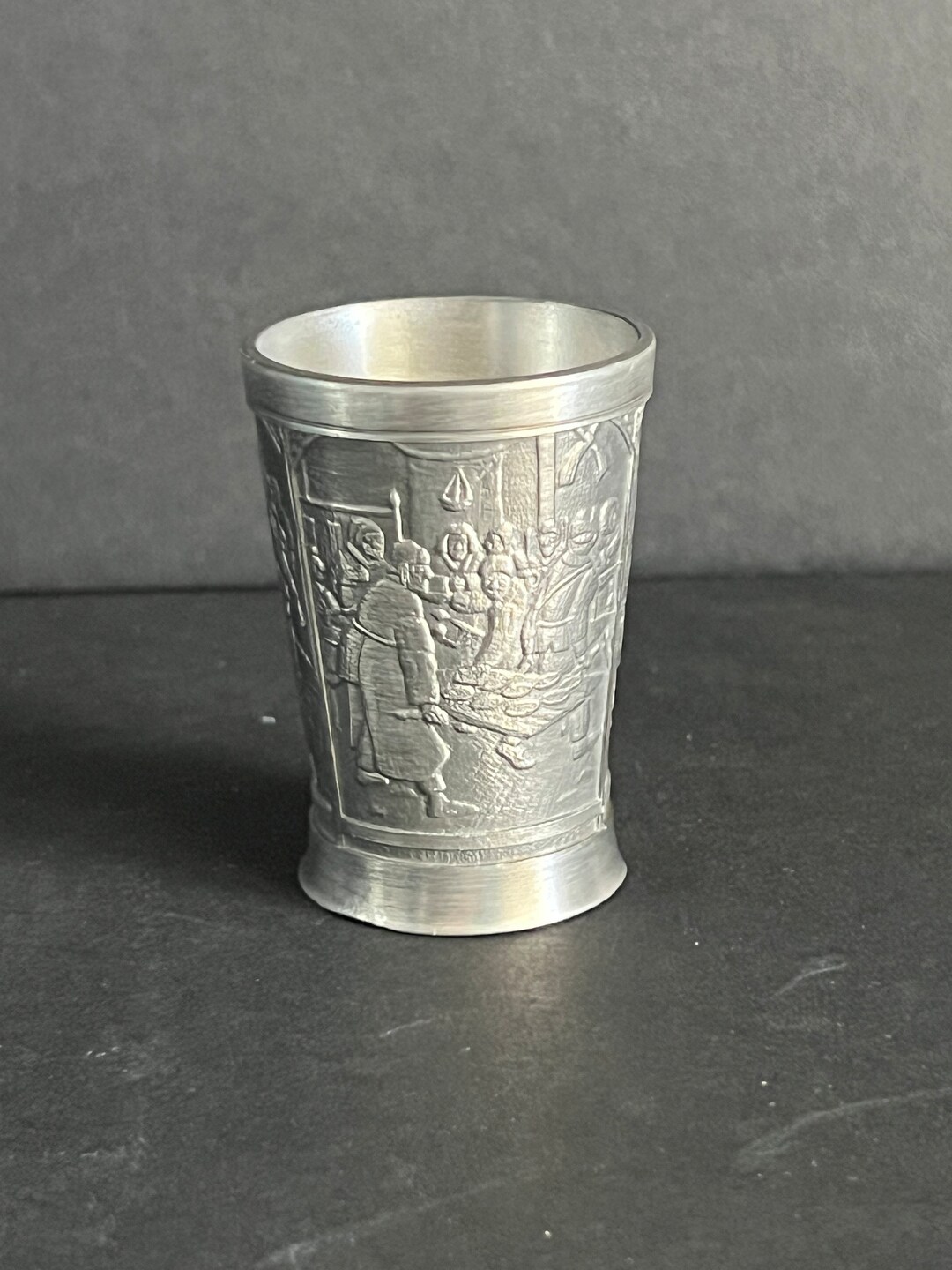 KDM Daalderop ROYAL HOLLAND Pewter Shot Glass Vintage Pewter Etsy