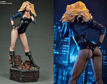 Black Canary -FSW Statue STL file 3D Digital Printing STL file for 3D printersi Movie charaters, Games, Figures, Diorama 3D model