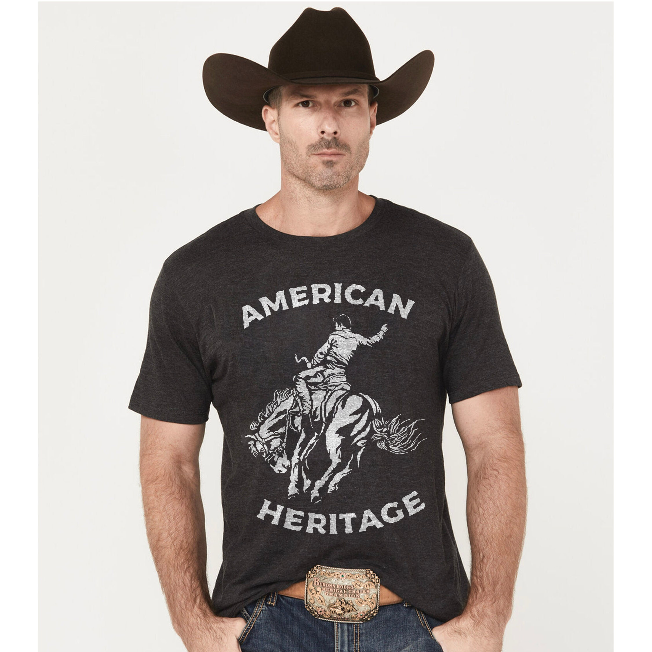 Cowboy Shirt American Heritage Cowboy Country Western Gift - Etsy