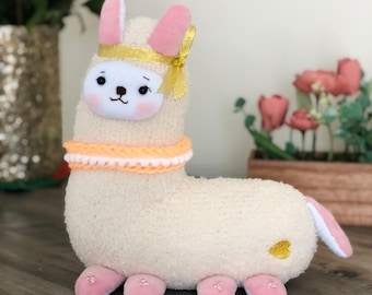 Hand Made Toy “Beige Lama”