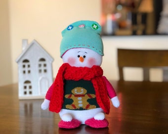 Hand Made Christmas Toy “Snowman”