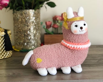 Hand Made Toy “Pink Lama”