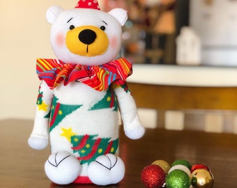 Hand Made Christmas Toy “Bear”