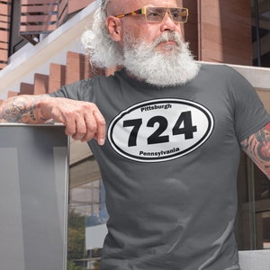 724 T-Shirt, Pittsburghese, Yinzer, PGH, Pittsburgh, 724