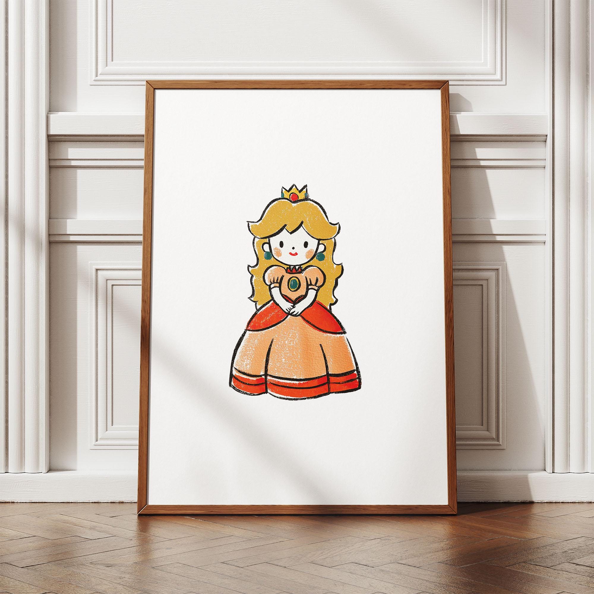 6 Super Mario Wall Art Prints - Superhero Game Prints - Kids Room Decor ...