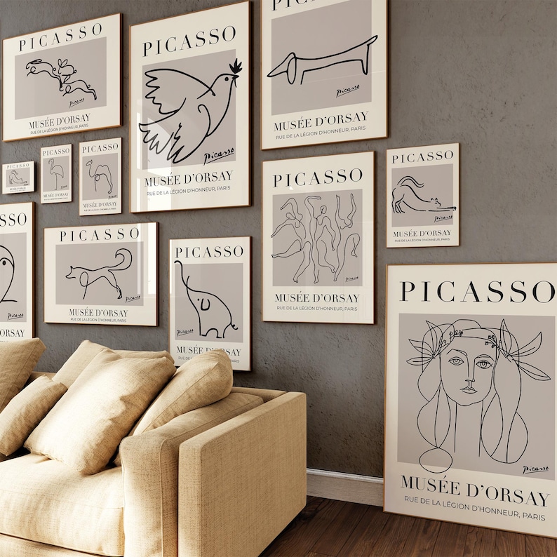 BEST of PICASSO Wall Art Collection - Printable Picasso Animals Art ...