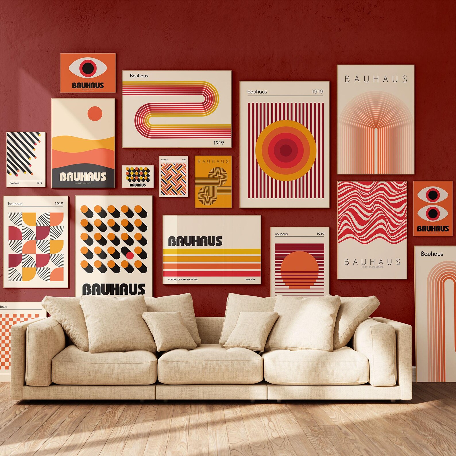 70 Premium Bauhaus Digital Art Prints - Printable Bauhaus Wall Art ...
