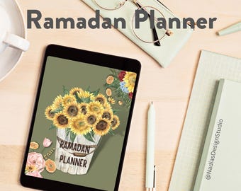 Islamic Ramadan Planner: Minimalist Organizer, Spiritual Journal (Digital Download)