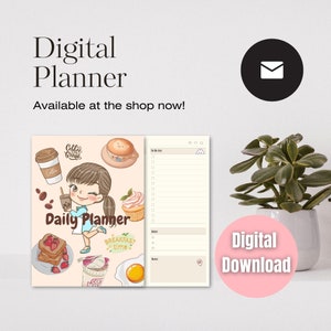Aesthetic Planner| Kawaii Digital Planner | Minimalist  Organizer| Cute Kawaii Journal| Anime Planner| Daily Planner| Kawaii digital Prints