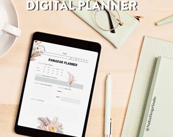Ramadan Planner: Islamic Organizer, Minimalist Design (Digital Download)