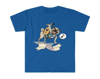 Bard Doggo T-Shirt, Dungeons and Dragons, DnD