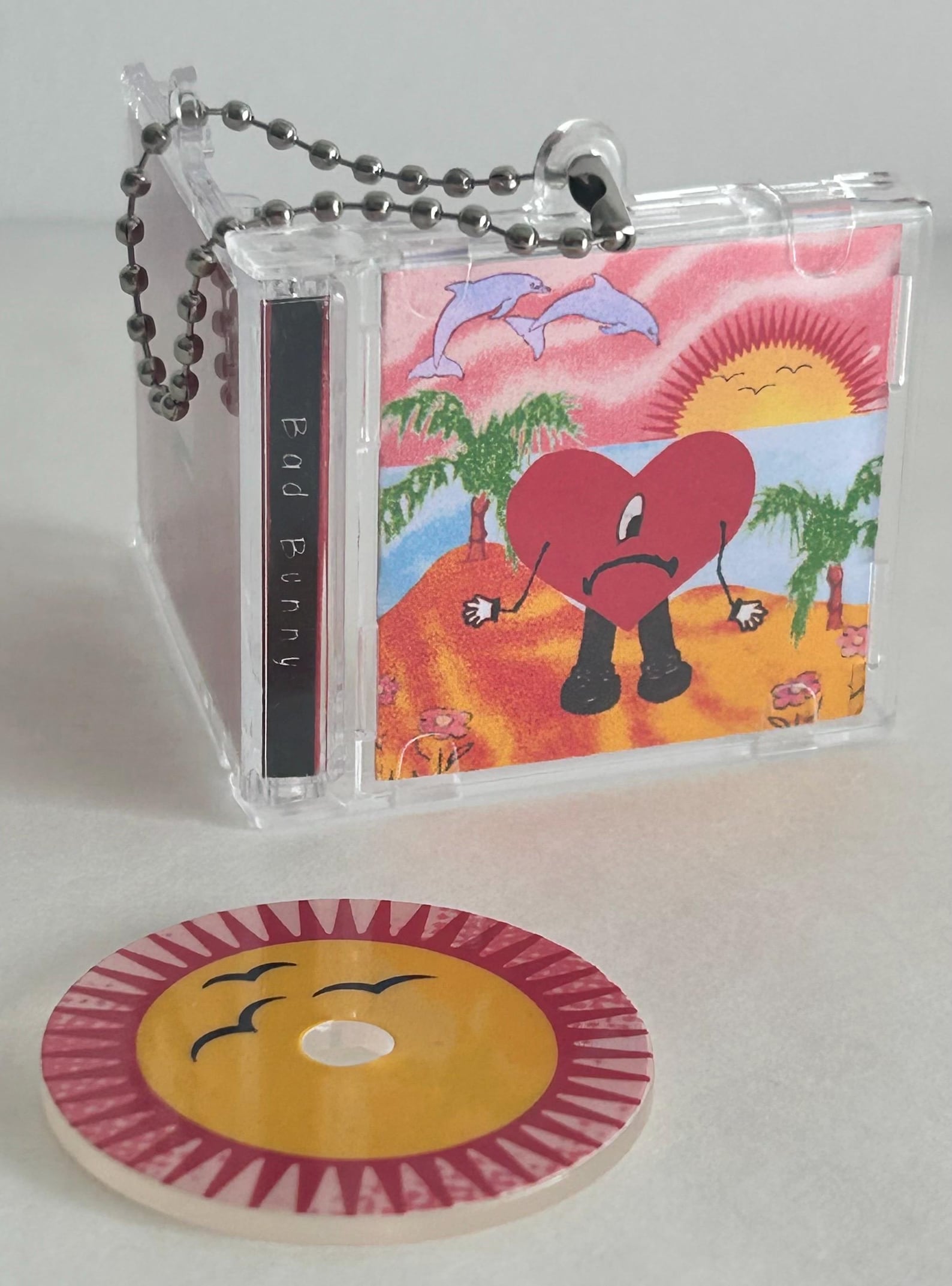 Porte-Clés Mini CD en Acrylique Personnalisé aperçu 3