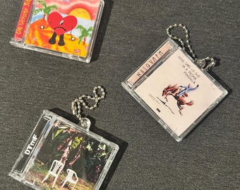 Custom Acrylic Mini CD Keychain: Personalized Music Gift with NFC