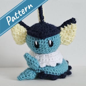 Vaporeon Crochet Pattern PDF