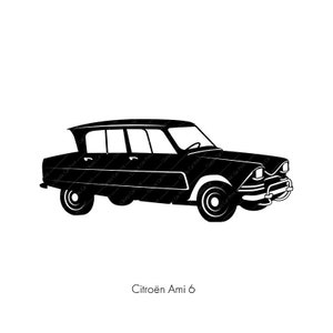 シトロエン AMI ヴィンテージ ポスター Citroen Ami 6 Poster - Etsy