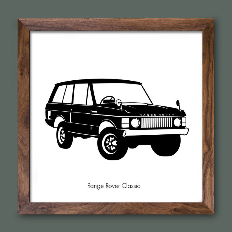 Range Rover Print Image Range Rover Classic, Classic Car Poster, Instant Digital Art Print ...