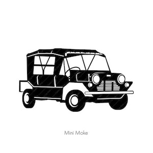 Mini Moke, , Classic car poster, instant digital wall art print, british classic car,home print ,oldtimer illustration retro car,vintage car