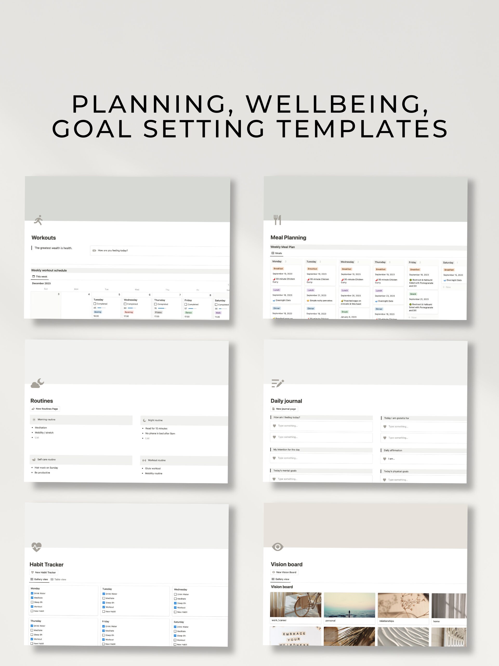2024 PLANNER FOR NOTION Template Made for Notion Notion Life Planner ...