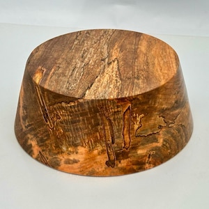 Spalted Maple Bowl Blank, 8”x3” FREE SHIPPING, Wood Lathe Turning Stock
