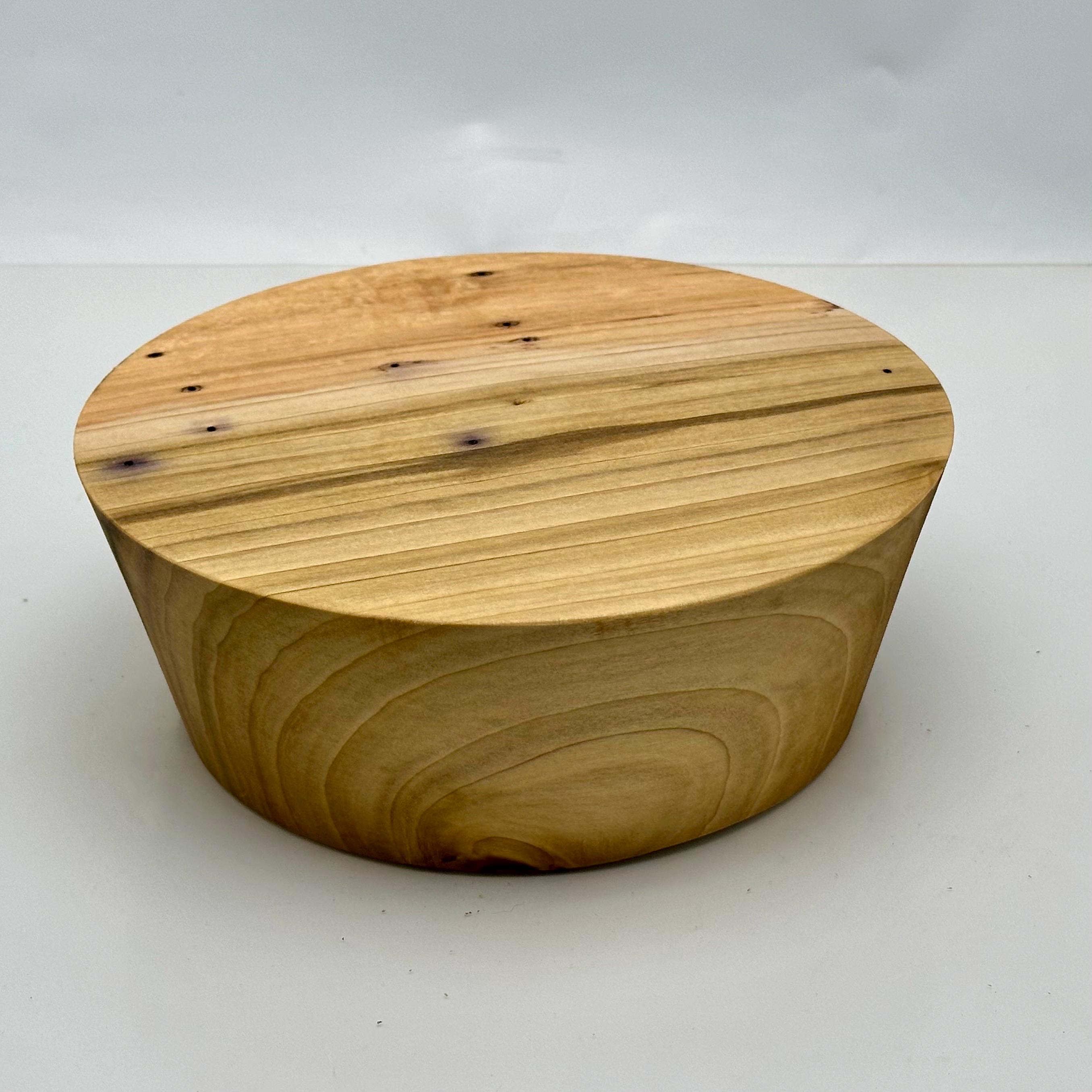 Spalted Maple Bowl Blank, 8" X 3" - Wood Lathe Turning Stock (Green/Wet, Sealed)