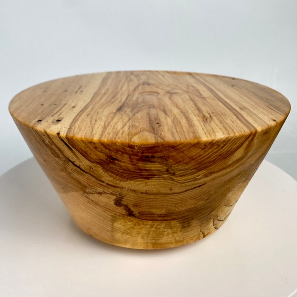 Large Ash Bowl Blank with Tenon, Ready to Turn, Wood Blank, Wood Lathe Turning Block stock 7-3/4” x 3-3/4”