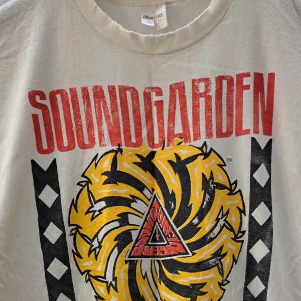 Handsigniertes Vintage Soundgarden Badmotorfinger XL T-Shirt