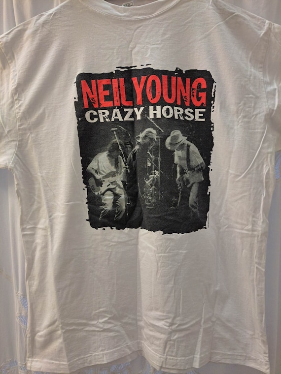 Neil Young Crazy Horse 2001 Euro Tour XL T Shirt … - image 1