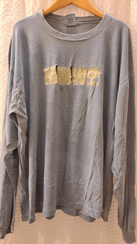 Medeski Martin & Wood ロンT MMW 長袖Tシャツ　L ビッグシルエット ロンt メンズ 厚手 ブランド 無地 ロングt