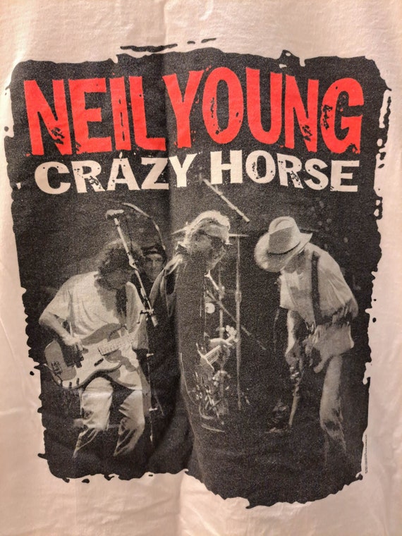 Neil Young Crazy Horse 2001 Euro Tour XL T Shirt … - image 2