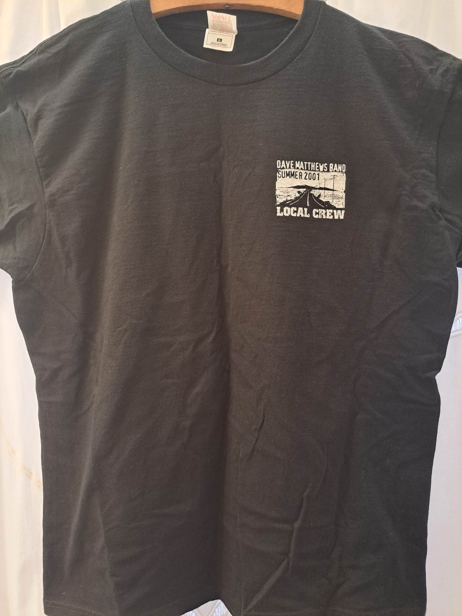 Dave Matthews Band 2001 Summer Tour Local Crew XL T-shirt - Etsy