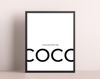 Coco Chanel Motivational Quote – Large Metal Poster – newArtMix