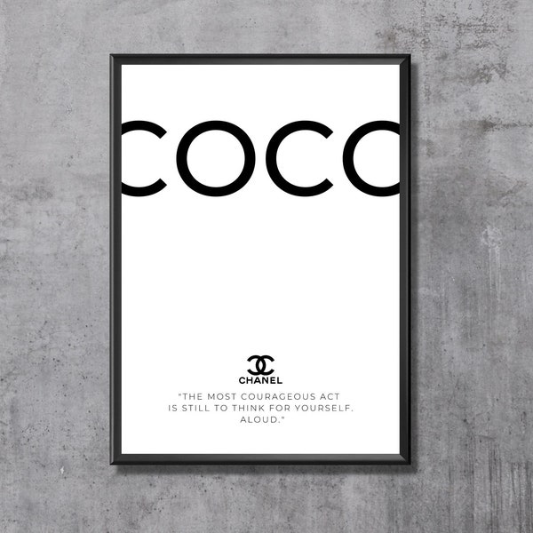 Coco Chanel - Etsy