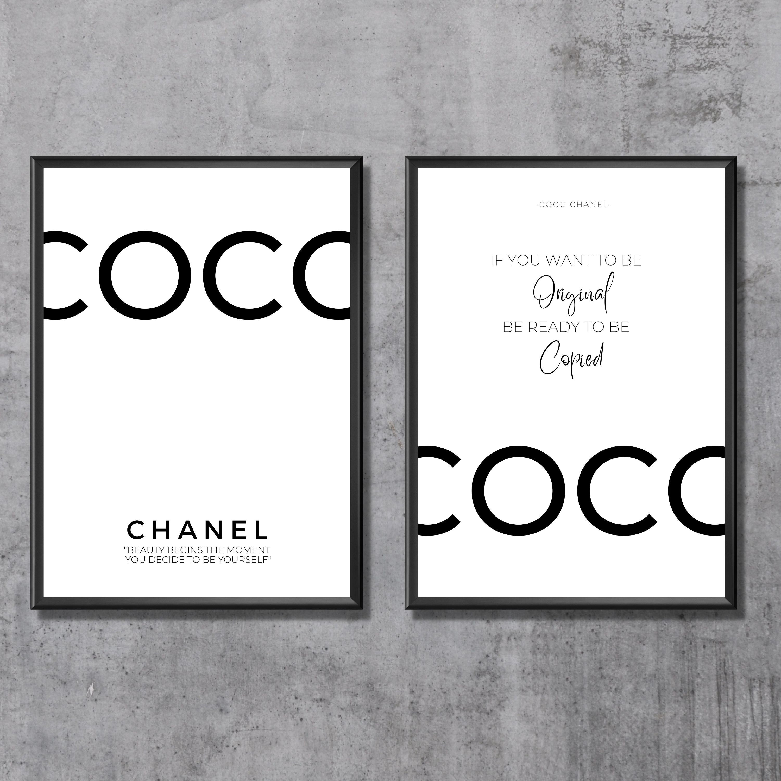 Coco Chanel Wall Art